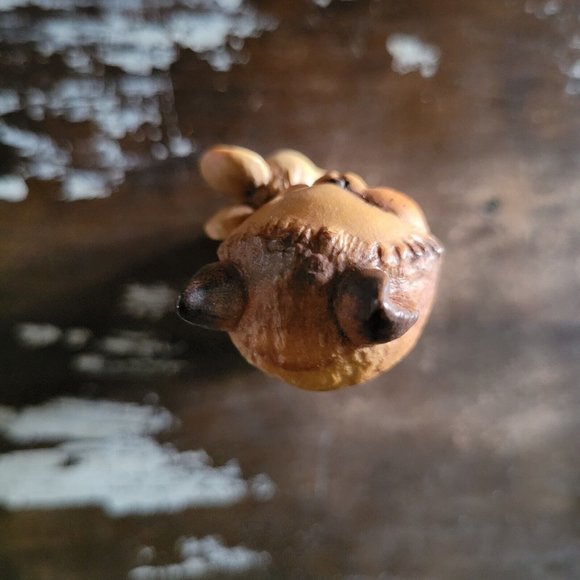 Vintage New Friends ANRI Ferrandiz Wood Carved Figurine - Cat & Mouse Hugging - Picture 6 of 7